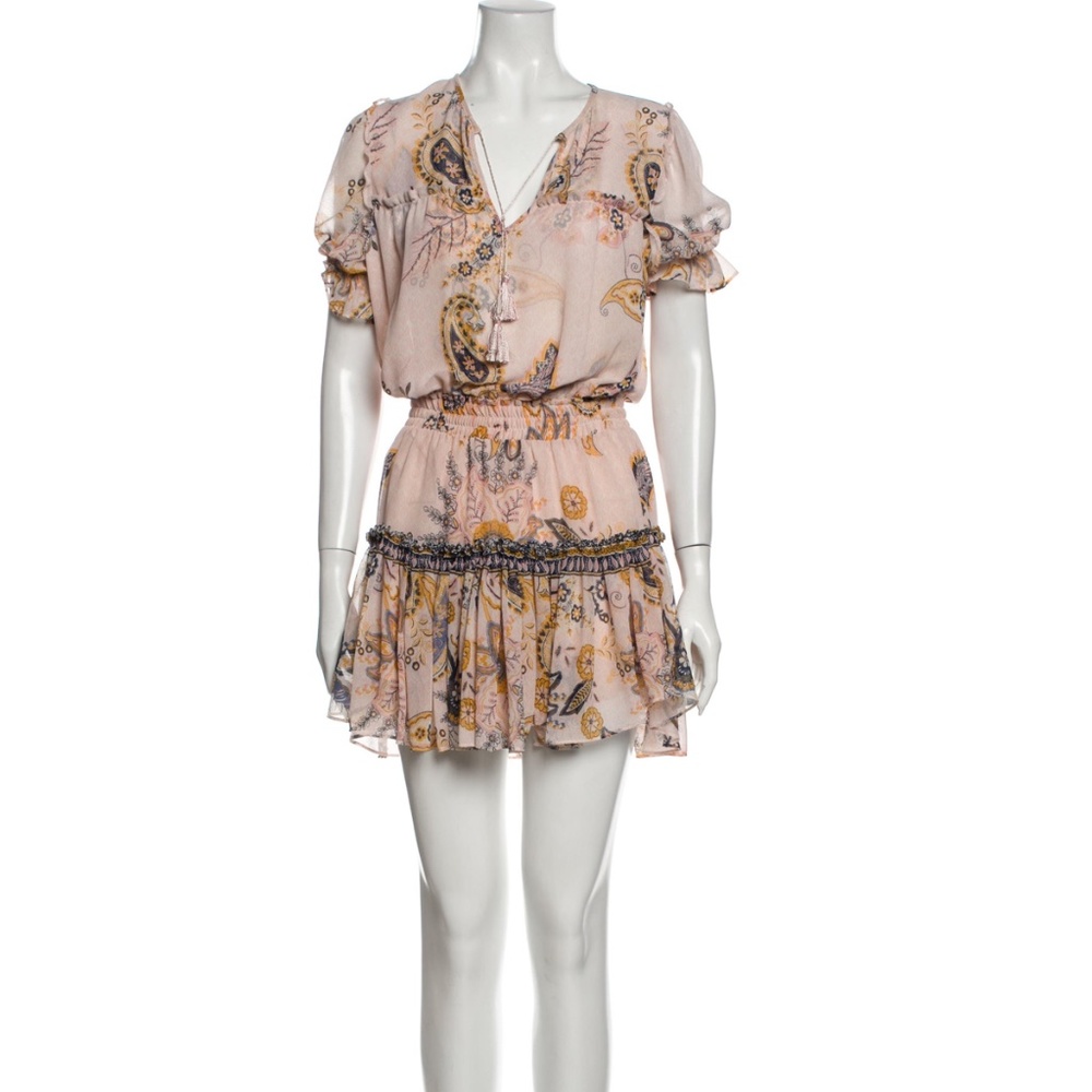 ❌SOLD❌MISA LOS ANGELES Floral Print Mini Dress